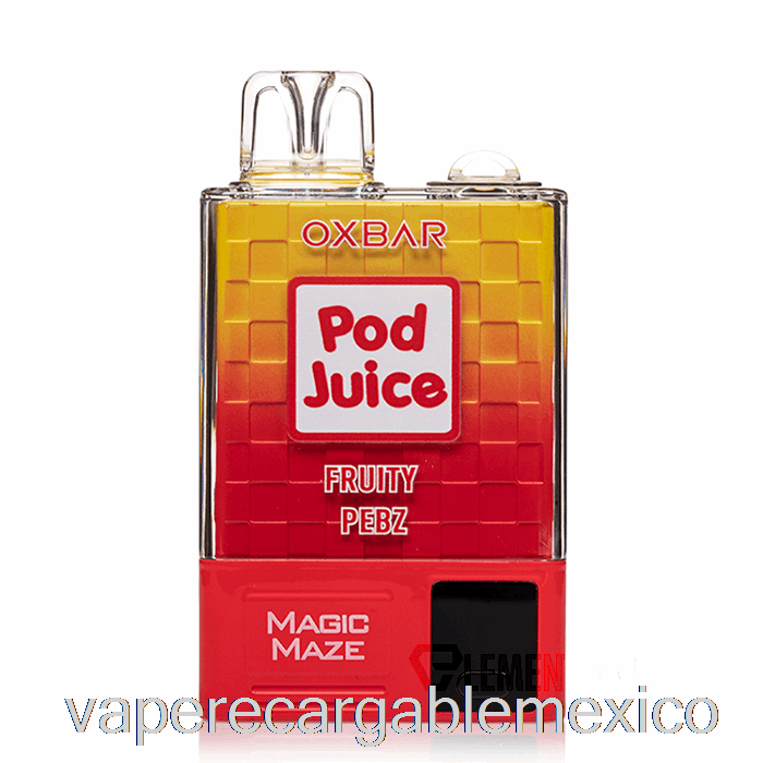 Vape Recargable Oxbar Magic Maze Pro 10000 Desechable Afrutado Pebz - Jugo De Vaina